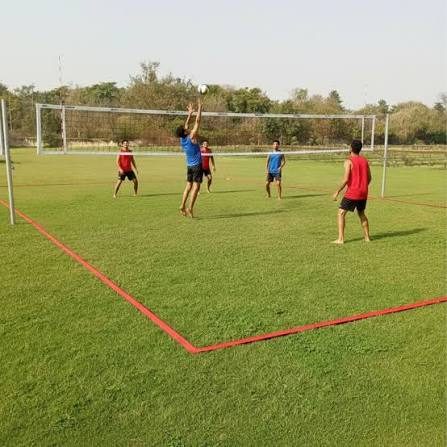 Volleyball Court Construction